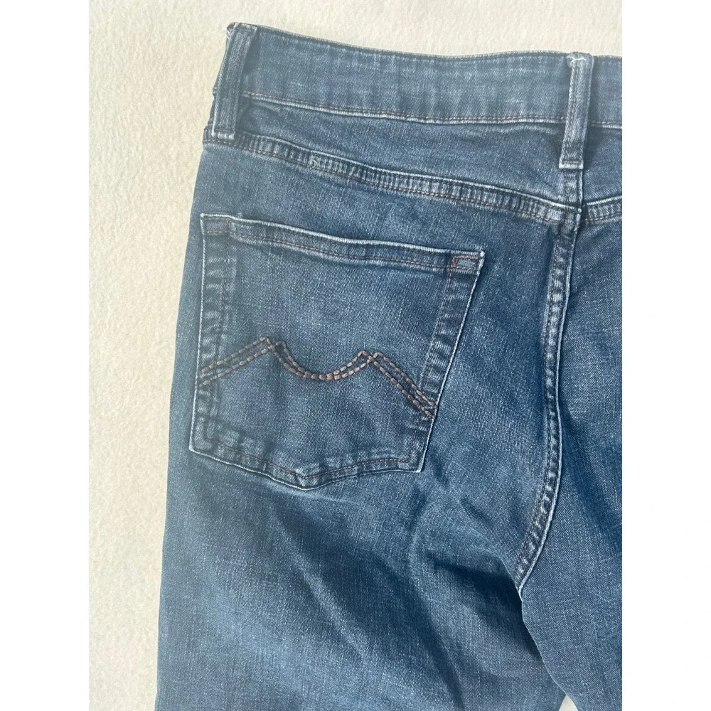 Urban Star Mens Premium Apparel Straight Leg Jeans Dark Wash Blue 36x34